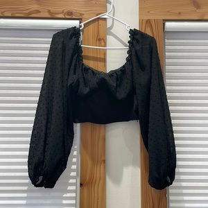 Shein Black Blouse